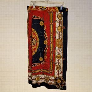 Vintage Susan Bristol Wrap Skirt Size 14 Rayon Acetate Lining Regency Pattern